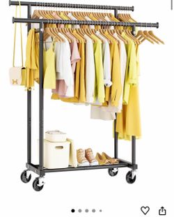 Double Rods Clothes Rack