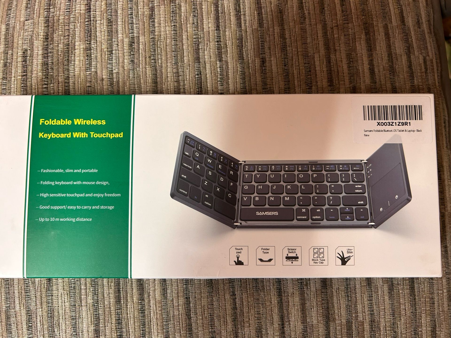 Wireless Keyboard With Mouse Pad