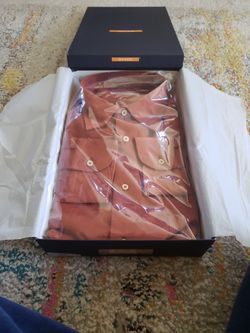 G.F & Co Check Shirt Size 17”1/2/44 Mens G.Ferretti & Co Long Sleeve Formal Work