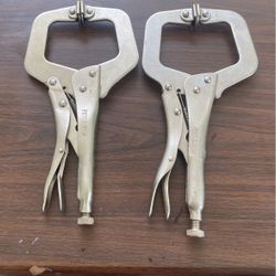 Pittsburgh Swivel C-Clamp Locking Pliers