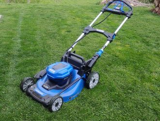 Kobalt 24V MAX Cordless Lawn Mower and String Trimmer Kit (No Bag)