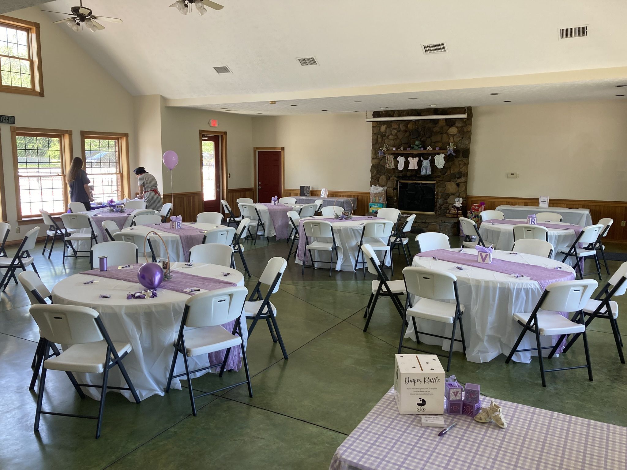 Lavender Table Runners & Bows