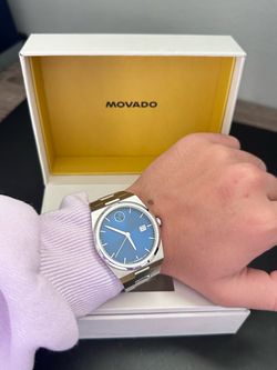 Movado Bold Quest Blue Dial