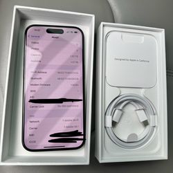 iPhone 15 Pro 1TB Factory Unlocked Black ALMOST NEW