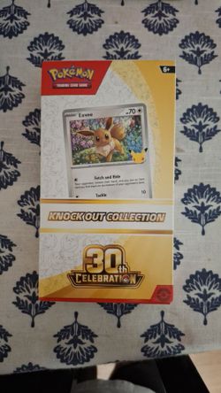 Pokemon 30th anniversary celebration knockout boxes