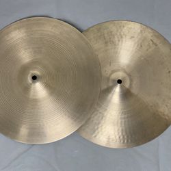 Zildjian 14” New Beat Hi Hat Cymbals 1960s