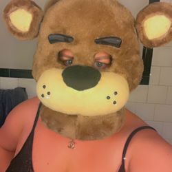 Freddy Fazbear Mask With Movable Jaw And Speaking Nose