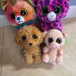 AUTHENTIC TY  STUFFED ANIMALS LOT