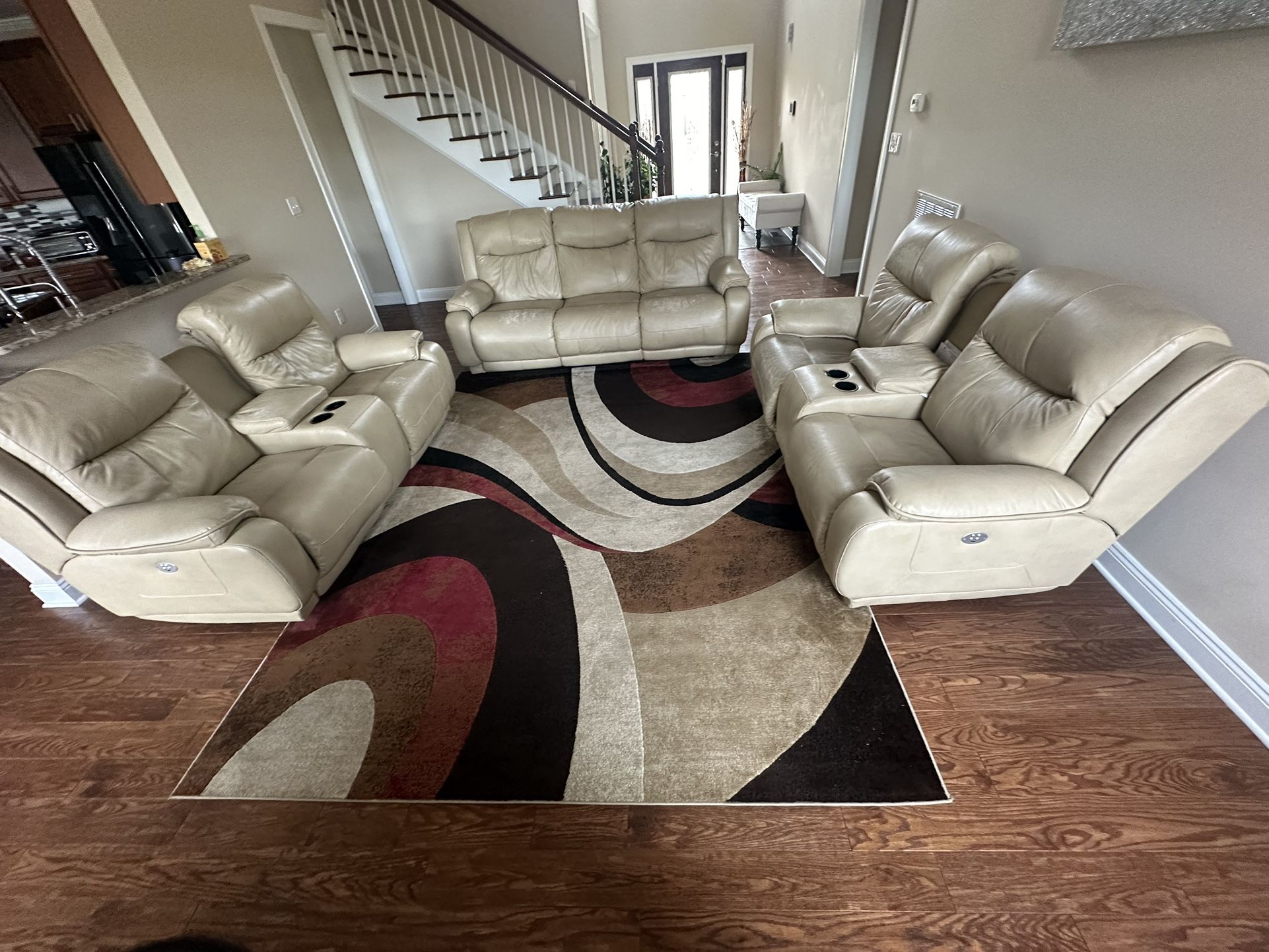 3 Piece Electric Reclining Sofa Set By LEGGETT & PLATT