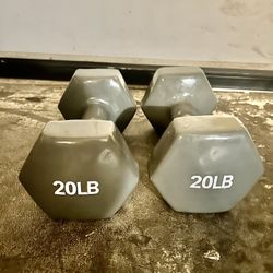 Two 20lb Dumbbell Sold As A Set