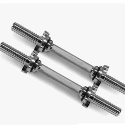 Dumbbell Bars Set Handles Gym Weight Lifting Collars Metal Dumbell