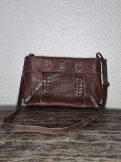 STS Womens Brown Leather Purse Medium Bag (MISSING HANDLES)