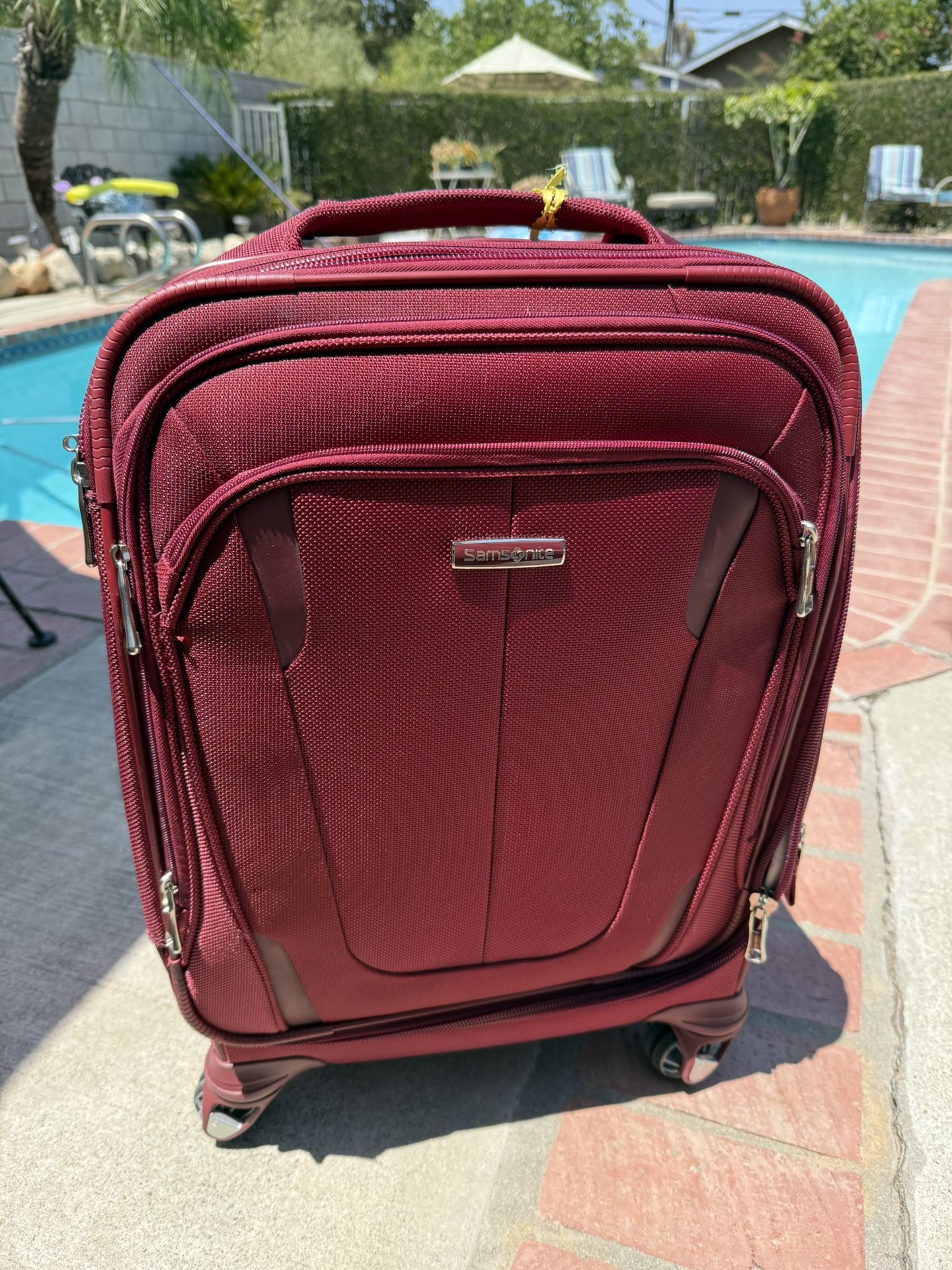 Samsonite Burgundy Red Carry On Suitcase
