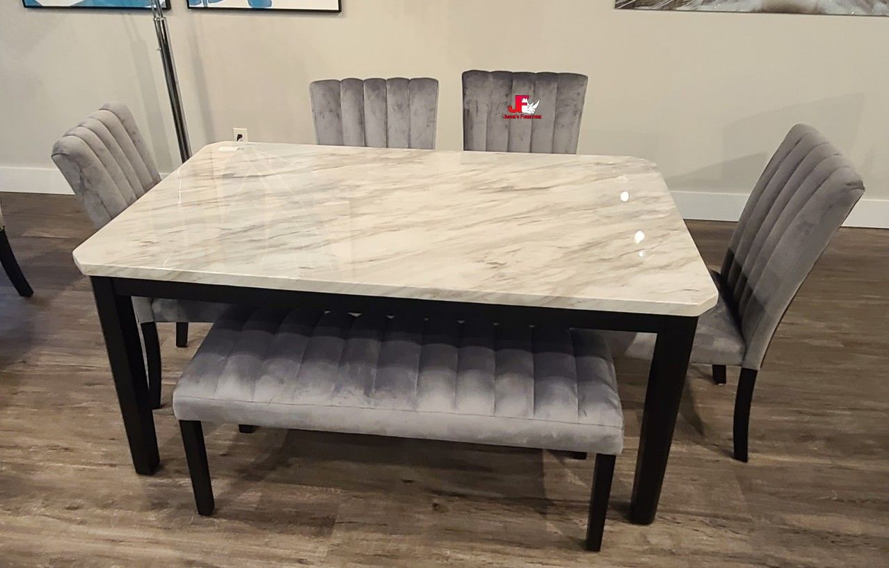 New Arrival! 6pc Dining Room Set π/ Take it home with only $39Down/ Hablamos EspaΓ±ol Y Ofrecemos Financiamiento ππ»ββοΈ