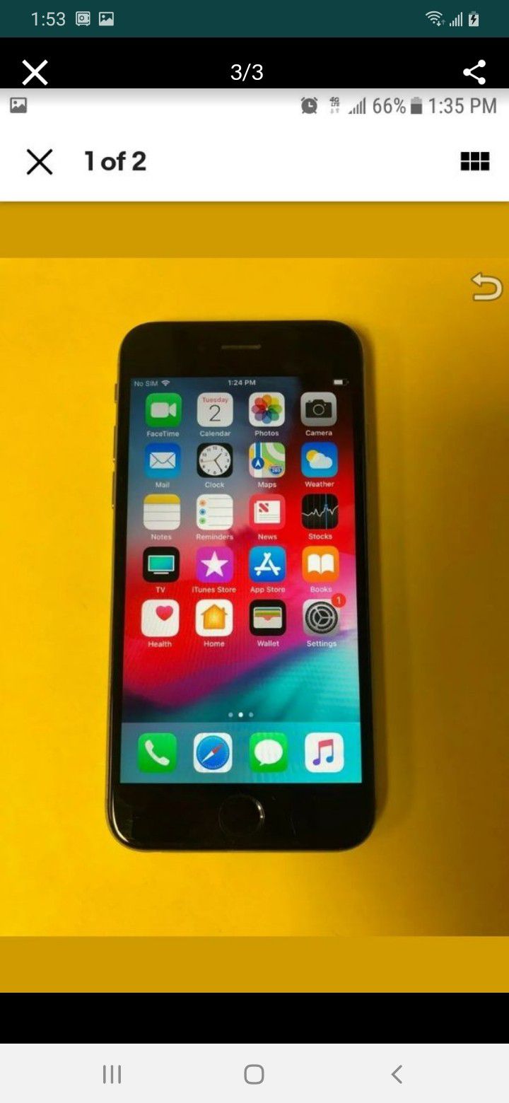 iPhone 6 unlocked perfectly condition $115
