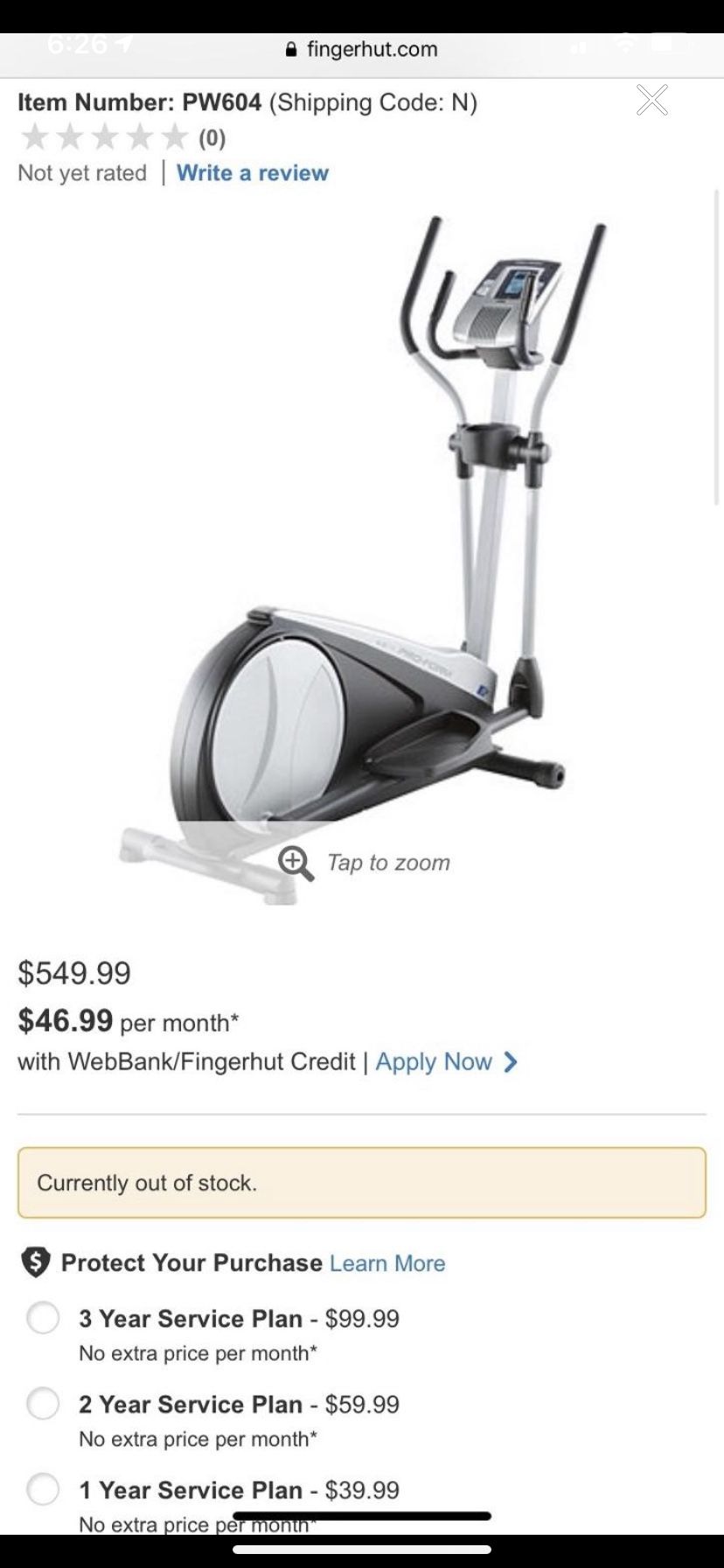 ProForm CE Elliptical