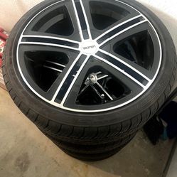 4 Lug 18 Inch Rims And Tires 