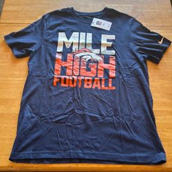 New Nike Denver Broncos Nike High Shirt Men’s L Large
