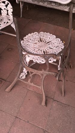 Park bench frame