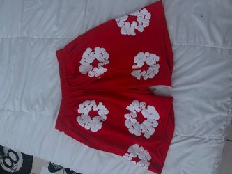 Denim Tears Red Shorts
