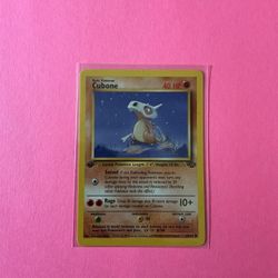 1st Edition Cubone 50/64 Pokemon Card from the Jungle Set 