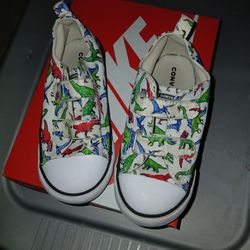 Dinosaur Converse Size 10c