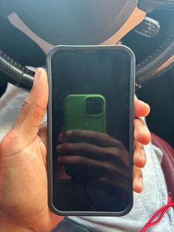 iPhone 13 in Black Protective Case