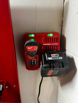 Milwaukee M12/M18 Rapid Charger Wall Mount Brackets