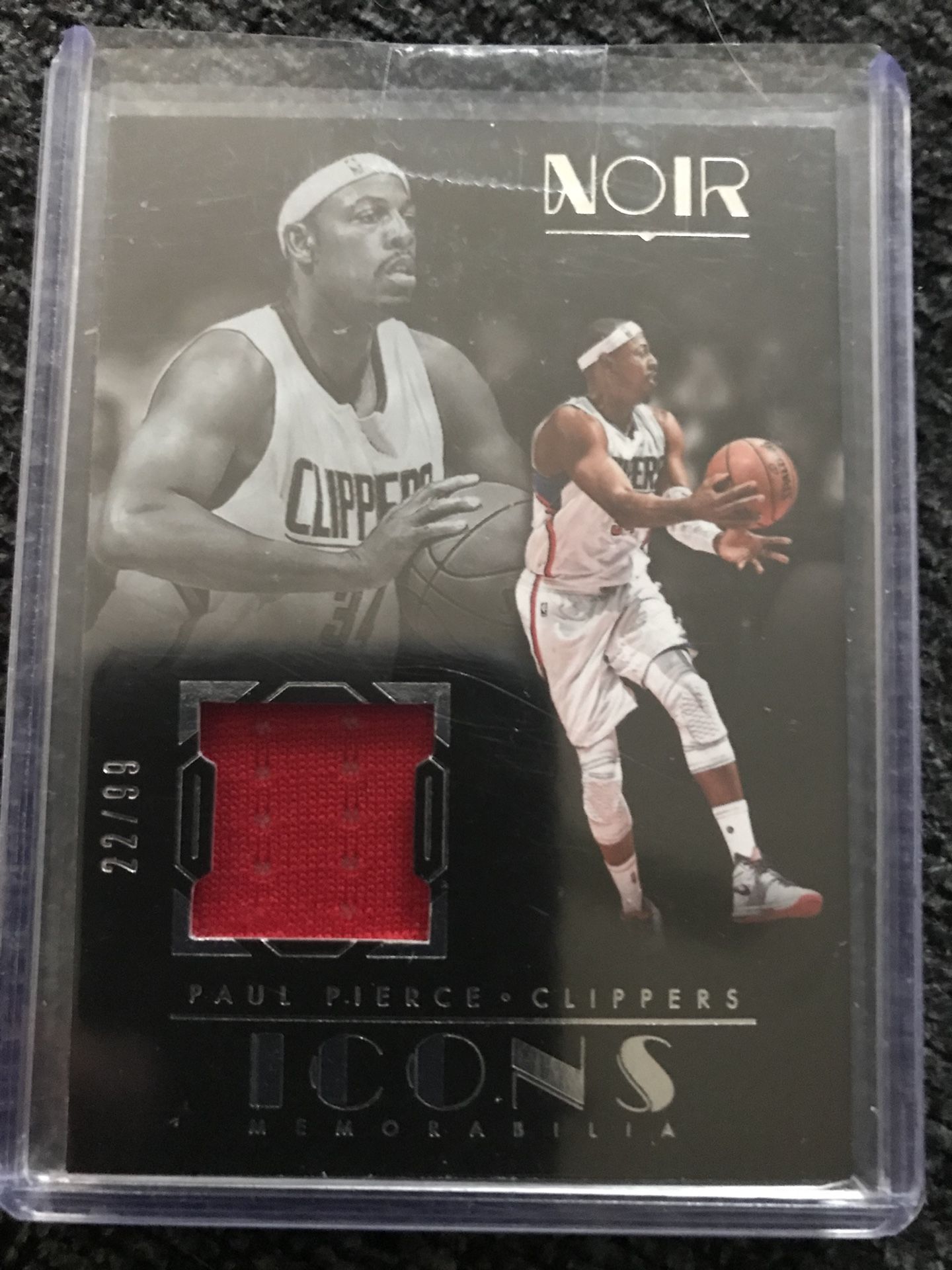 2017 noir Paul Pierce jersey /99