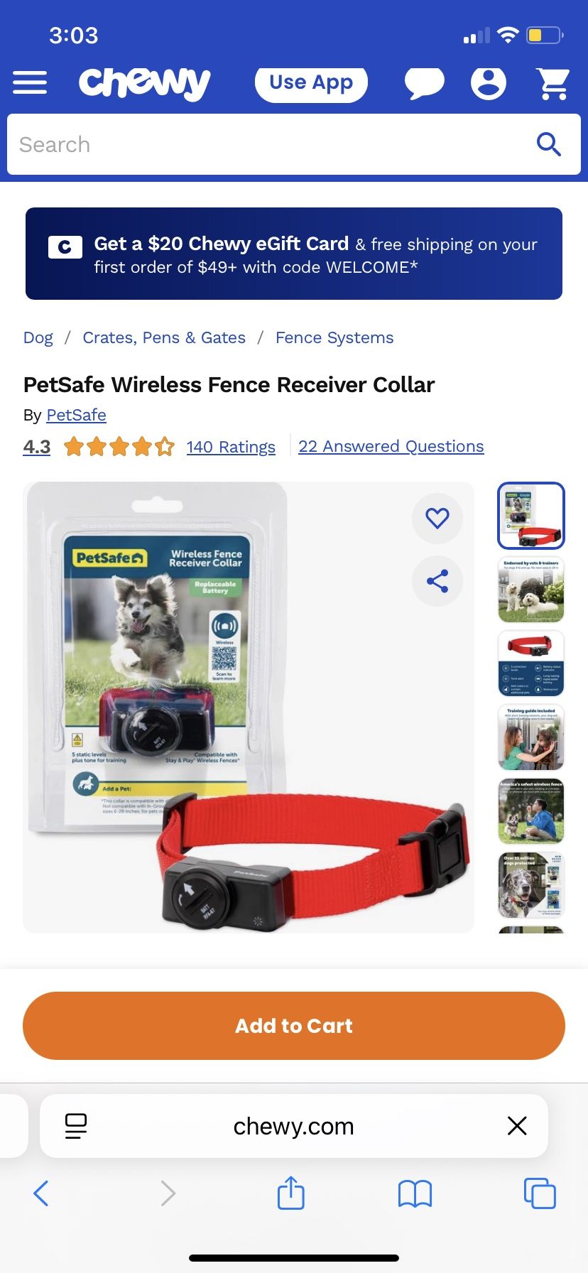 Wireless Fence Receiver Dog Collar