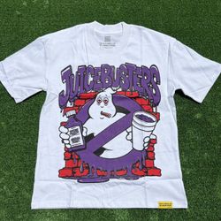 Ghost Buster “Cough Syrup” Tee - Purple Lettering - DS With Tags