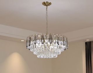 Gorgeous crystal chandelier brand new in box