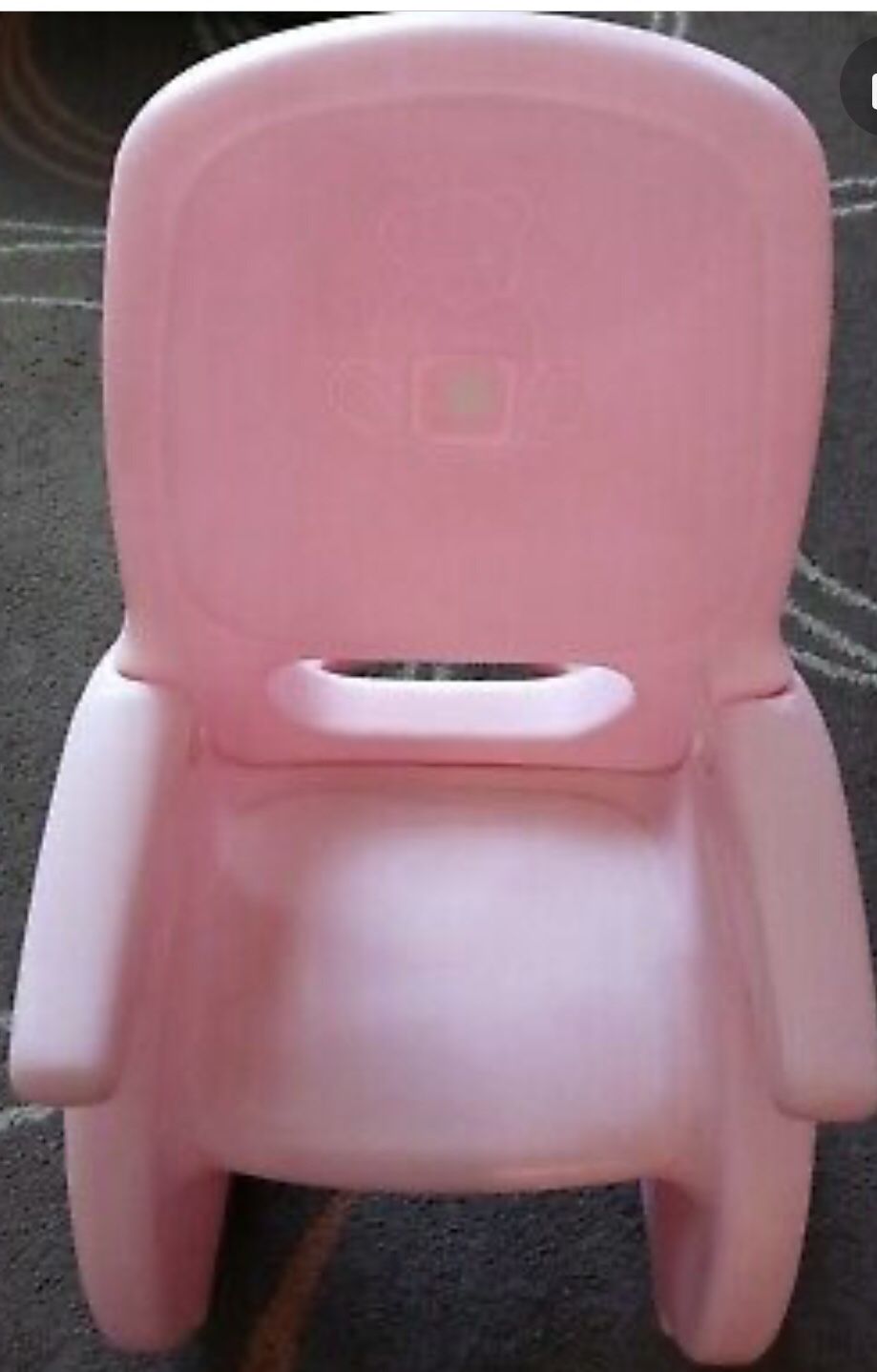Vintage Step 2 Pink Plastic Rocking Chair