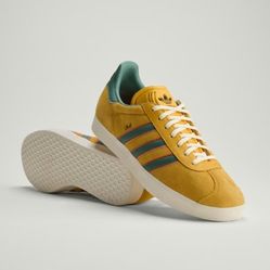 Adidas Gazelle Bob Marley Edition Yellow Suede Sneakers