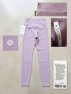 Lululemon Glow Up High Rise Tight 28in Lavender Mauve Size 8