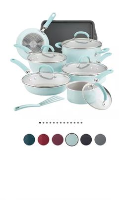 Rachel Ray 13 Pc Aluminum Nonstick Cookware Set