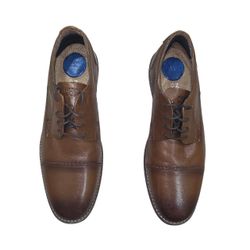 Men's Dress Shoes By Nunn Bush Westwood  Cognac Size 9 M Leather Comfort Gel