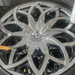 22” Azara Rims With Tires