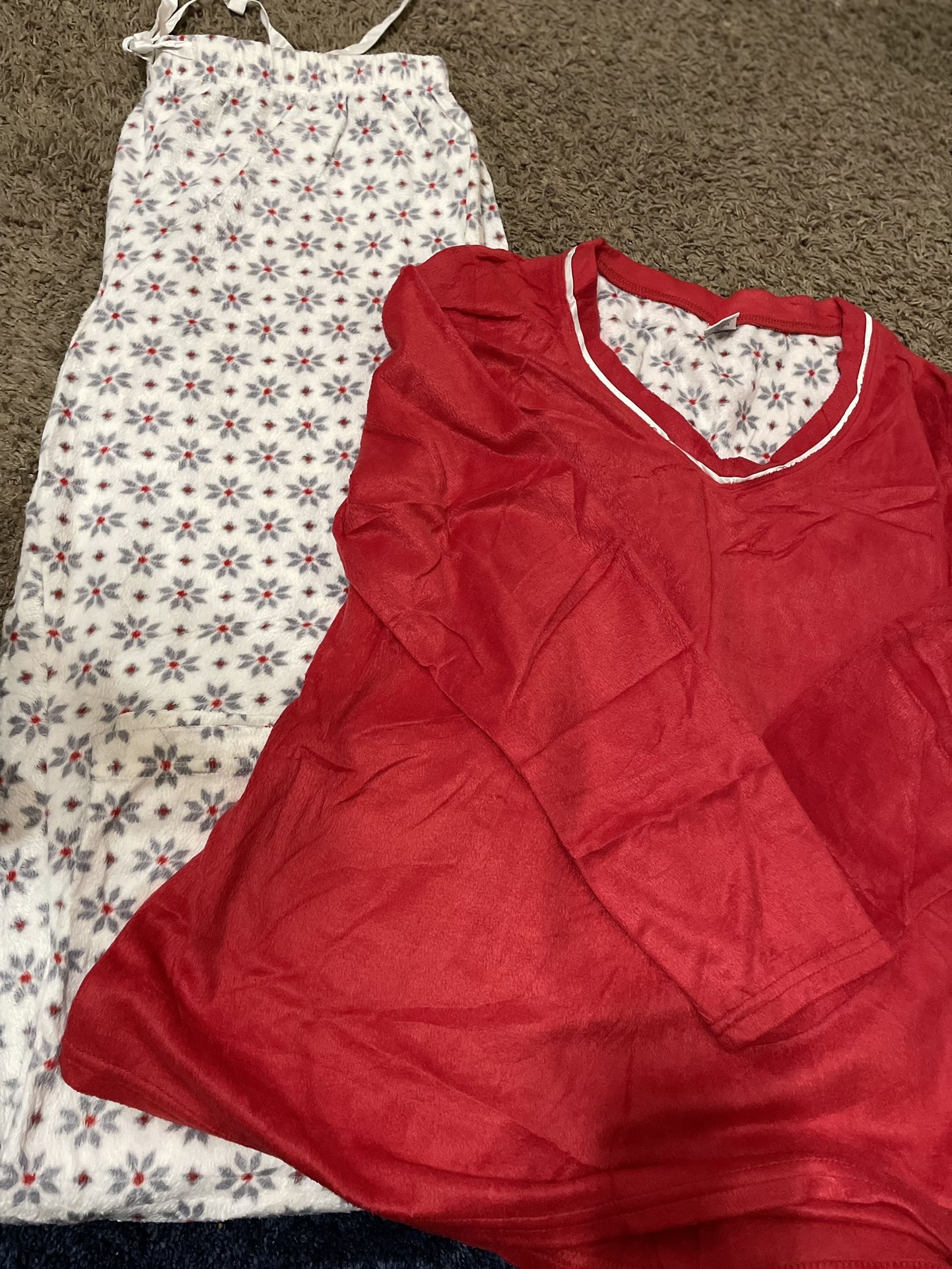 liz Claiborne pj’s size large drawstring 100% polyester