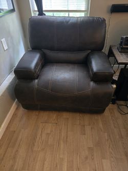Dark Brown Electric Recliner
