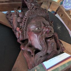 Red Wood Hand Carved and Really Awesome 