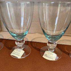 Lenox - Wine Blue Rhapsody Blue clear stem 