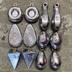 Pyramid, Bank, Bell, Disc, No-Roll, and Egg Weights (Pricing and Location in Description)