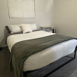 Full size bed & frame