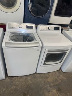 Used LG Washer And Gas Dryer Top Load
