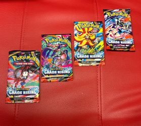 Chaos Rising Pokemon TCG booster packs