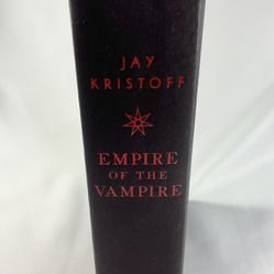 Empire of  The Vampire by Jay Kristoff 2021 Signed First Edition Hardcover
