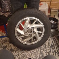 Hancock OPTIMO TIRES AND 3 RIMS SET OF 4 Tires