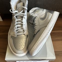 Air Jordan 1 High OG COJP Silver Size 9.5 Preowned
