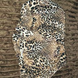 XL LEOPARD BUBBLE MINI SKIRT